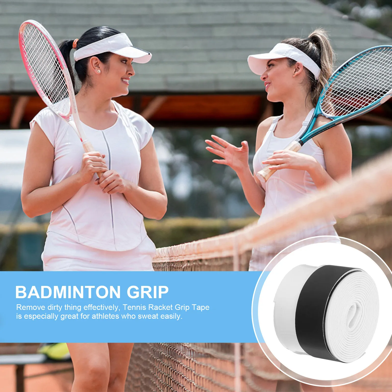 10 unidades de cinta de agarre - Badminton Queen reseña y precio