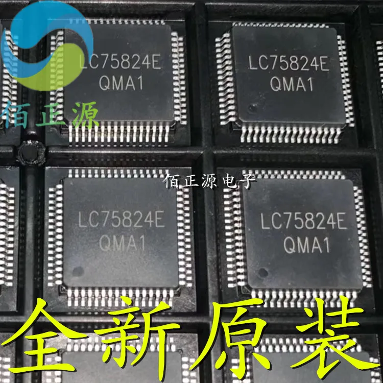 

10pcs orginal new LC75824E LC75824 LCD driver SMD QFP64