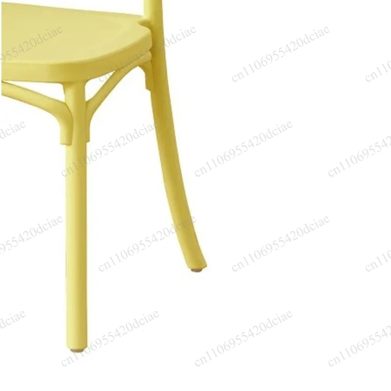 Office reception seat panel, modern children's Windsor chair, plastic backrest, home, leisure, dining, coffee shop