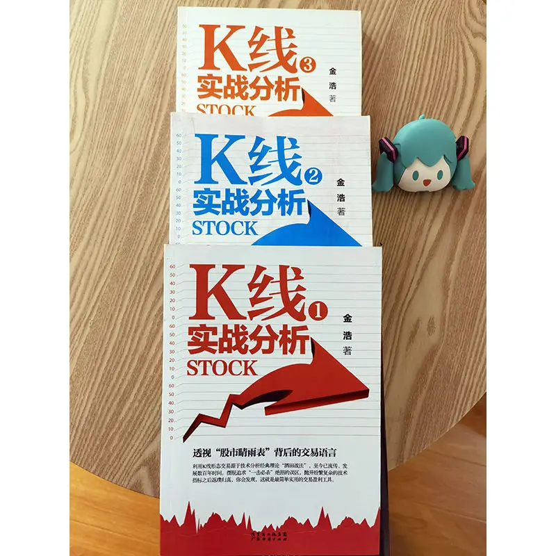 3 books K-line practical analysis Stock market analysis chart interpretation understand the language of K-line trading