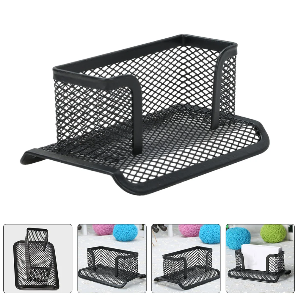 

Iron Business Card Holder Large Capacity Metal Cards Organizer Stand Desktop Business Cards Display Rack Office Cardholder