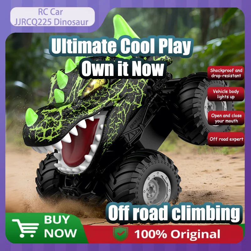 

NEW JJRC RC Cars Q225 Dinosaur Climbing Vehicle Off road Vehicle Toy Anti collision and Drop resistant RC Car Christmas Gift