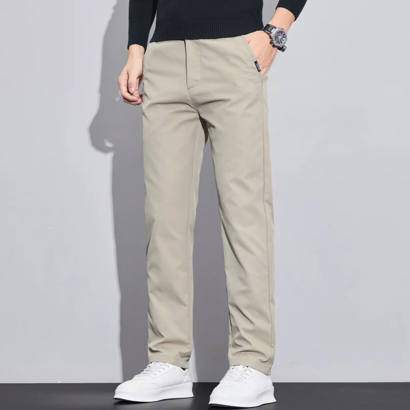 

GIOIOMen's Business Casual Pants, осенние новые нежелезные дышащие мужские брюки прямого кроя, мужская одежда