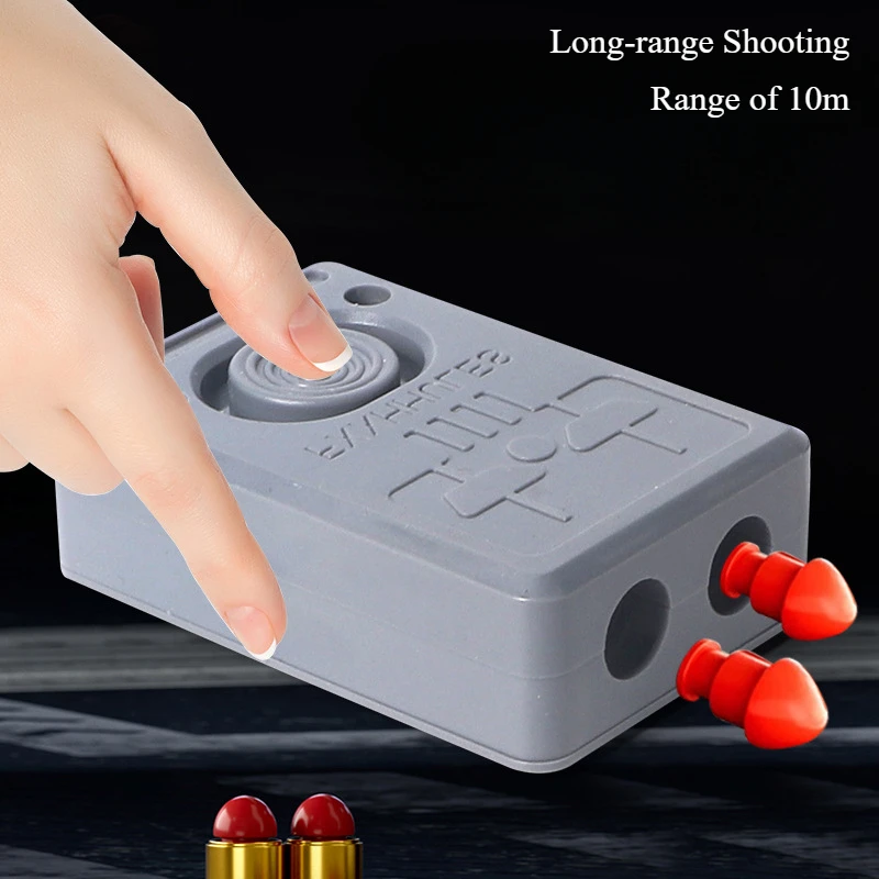 دفع بطاقة مسدس دفع المنزلق بندقية لعبة الضغط تململ صغير ألعاب حسية