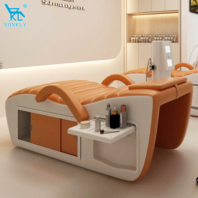 Luxury Curved Eyelash Lounger Stretcher for Salon Beauty Studio Electric Spa Stretcher Gold Black Lash Bed Cama Lash