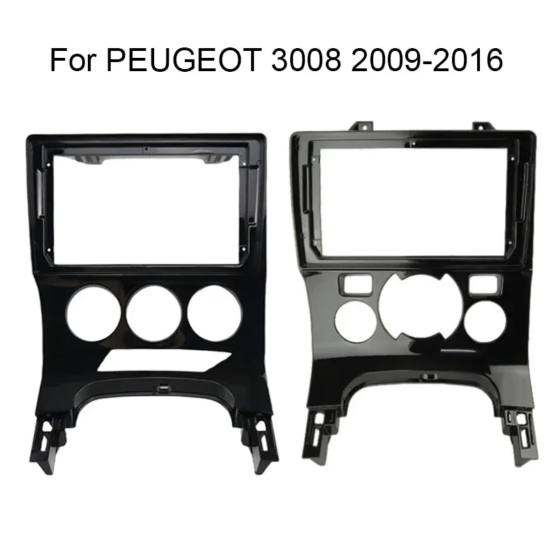 Car Radio Frame Kit For PEUGEOT 3008 2009-2016 GPS Navigation Auto Stereo Install Dash Panel Fascia Trim Bezel