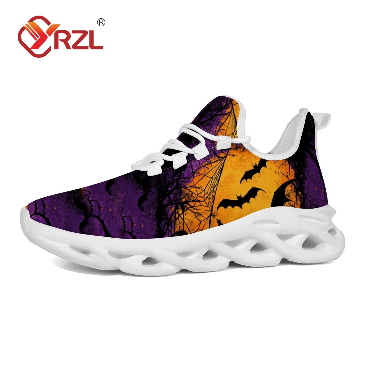 

YRZL мужские кроссовки обувь для Хэллоуина легкие слипоны удобные противоскользящие износостойкие кроссовки для прогулок повседневные кроссовки для тренировок