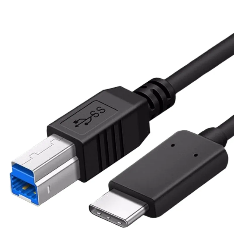 Type-c to Usb 3.0 Printer Data Computer Hard Disk Box Mobile Phone Monitor Network Card Print Cable 5GPBS Usb3.0 Splitter cable