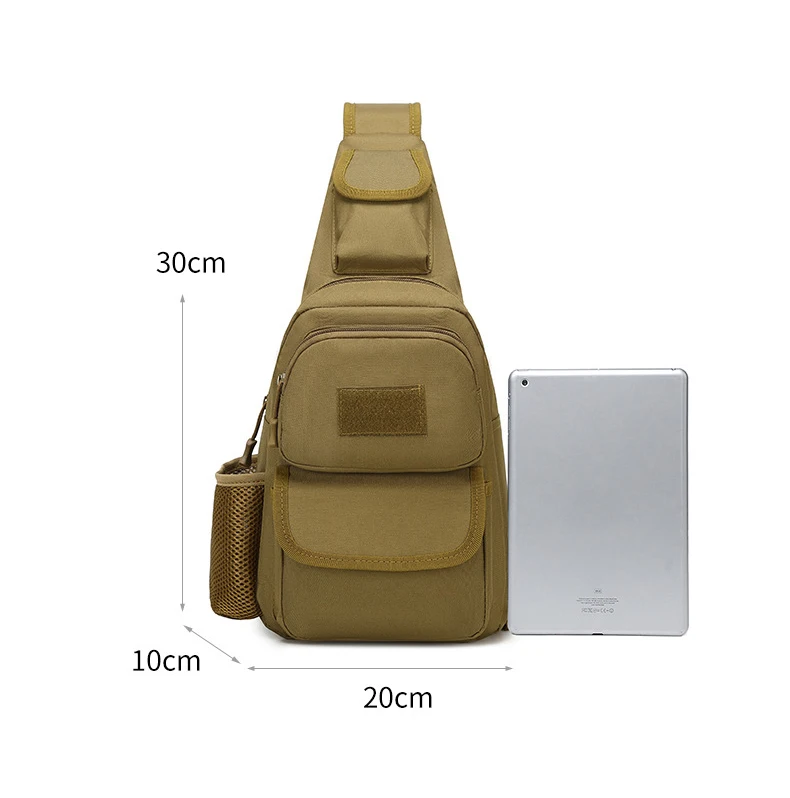 Sac à dos de voyage en toile multifonctionnel pour hommes, sac à bandoulière avec chargeur USB, sangle de poitrine initiée, sac à bandoulière extérieur