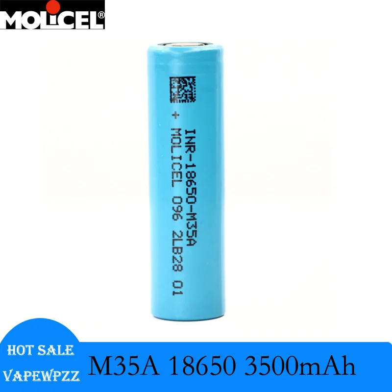 1-10pcs Original Magic Molicel 18650 M35A 3500mah 10A Current Discharge 3.6V Rechargeable Power Lithium Battery 3.7v li ion