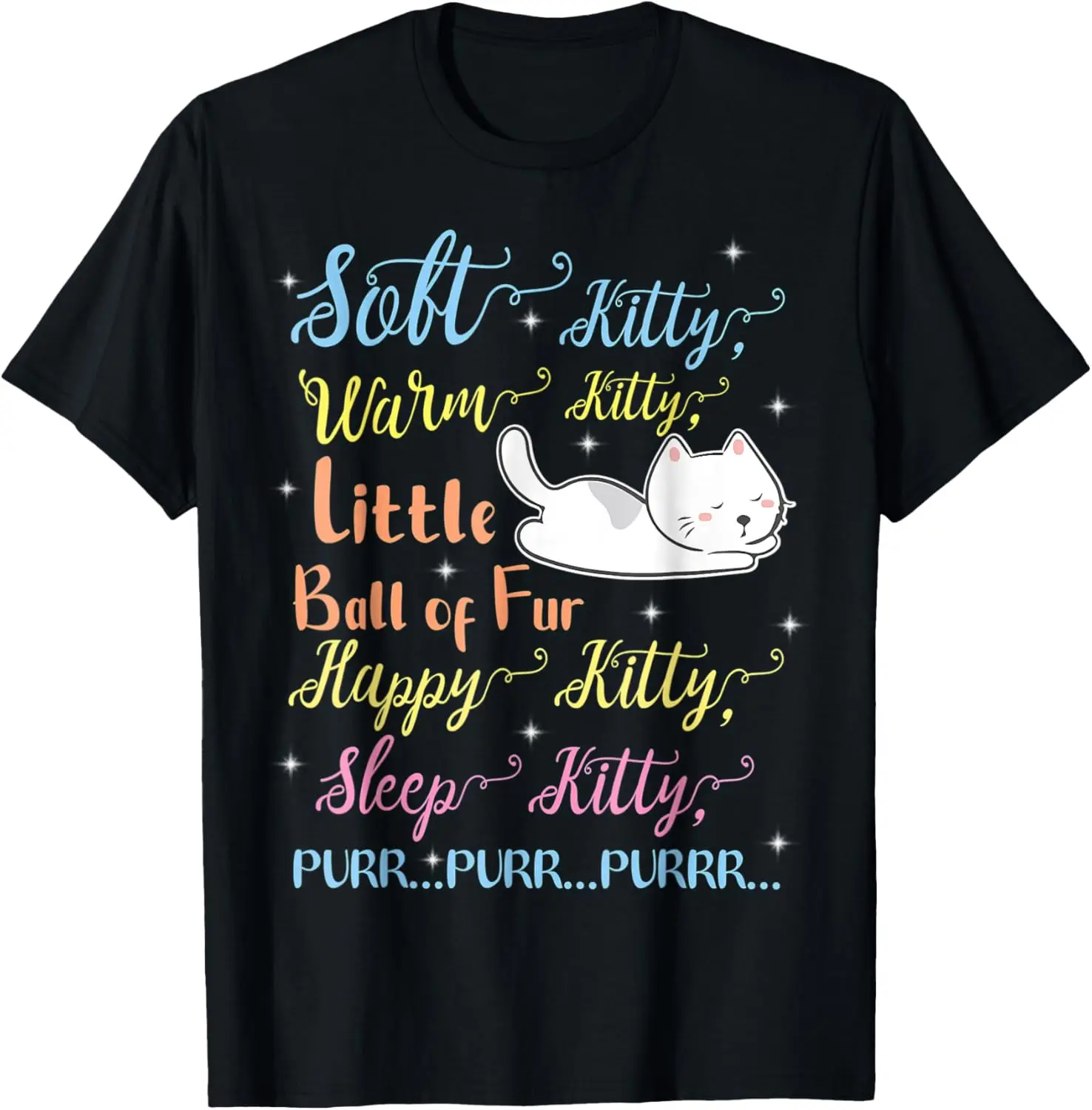 تي شيرت Soft Kitty Warm Kitty Little Ball Of Fur Sleep Kitty Mom Dad
