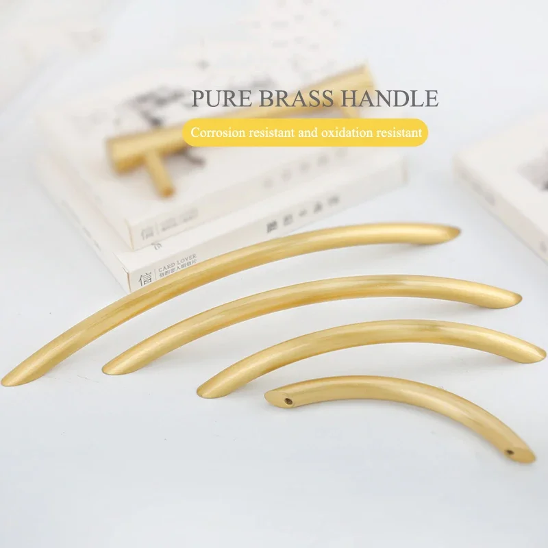 3 styles/Gold Kitchen Door  Handle and  Knobs Cabinet Pull Solid Brass Handles Furniture Handle/Free shipping