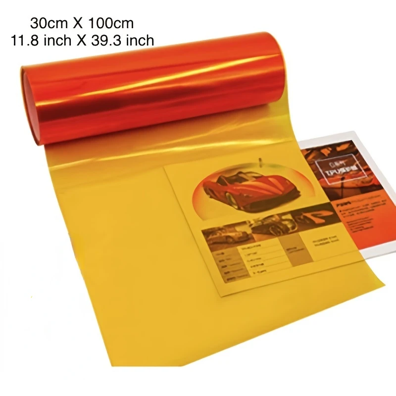 Auto Car Tint Headlight Taillight Fog Light Vinyl Smoke Film PVC Sheet Sticker Cover Car Styling 30x100cm Car Sticker