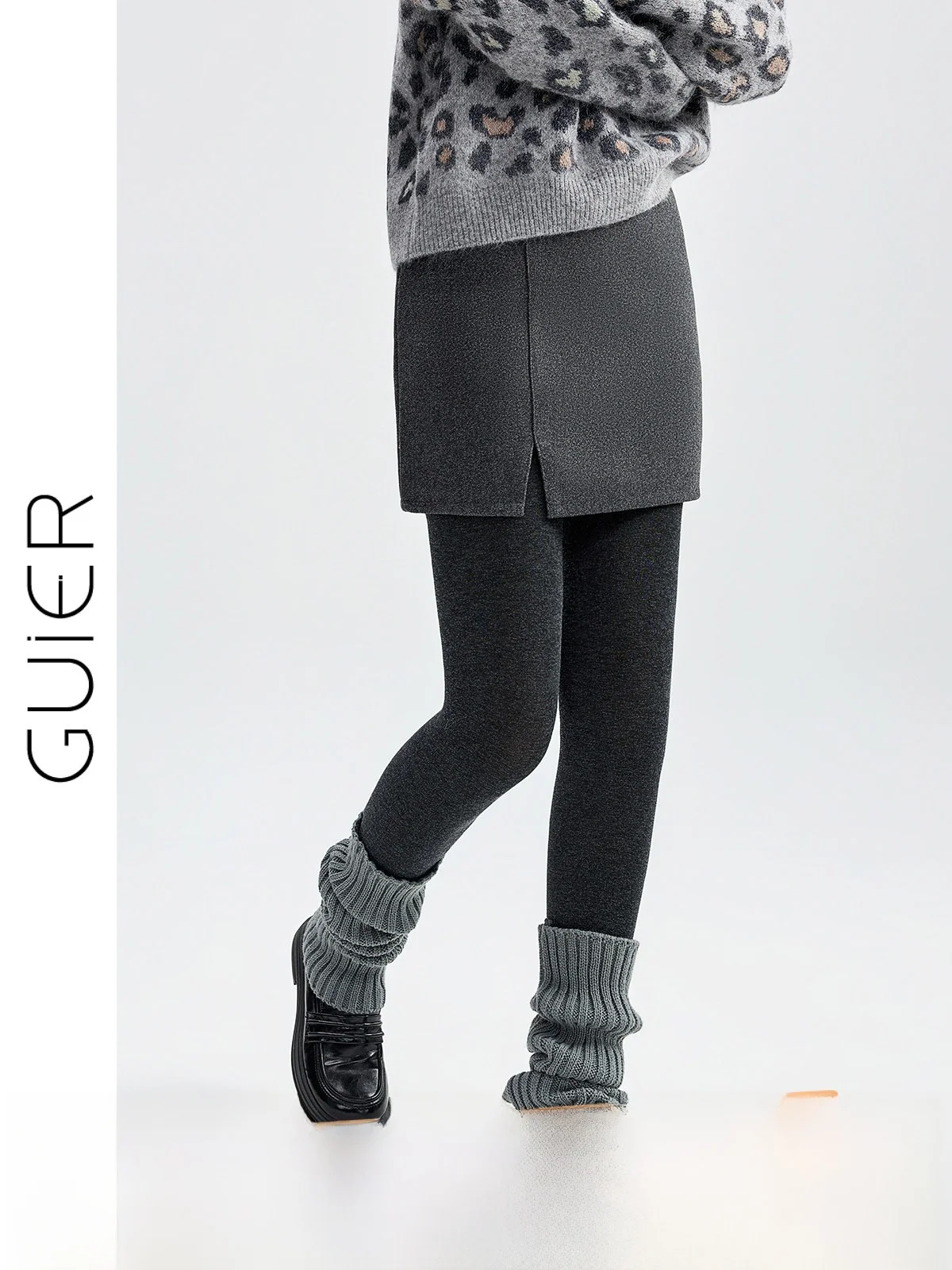 

High Waist A-Line Skirt Women's Woolen Wrap Bodycon Casual Versatile ort Skirt Slimming Effect Winter 2025 New Sle