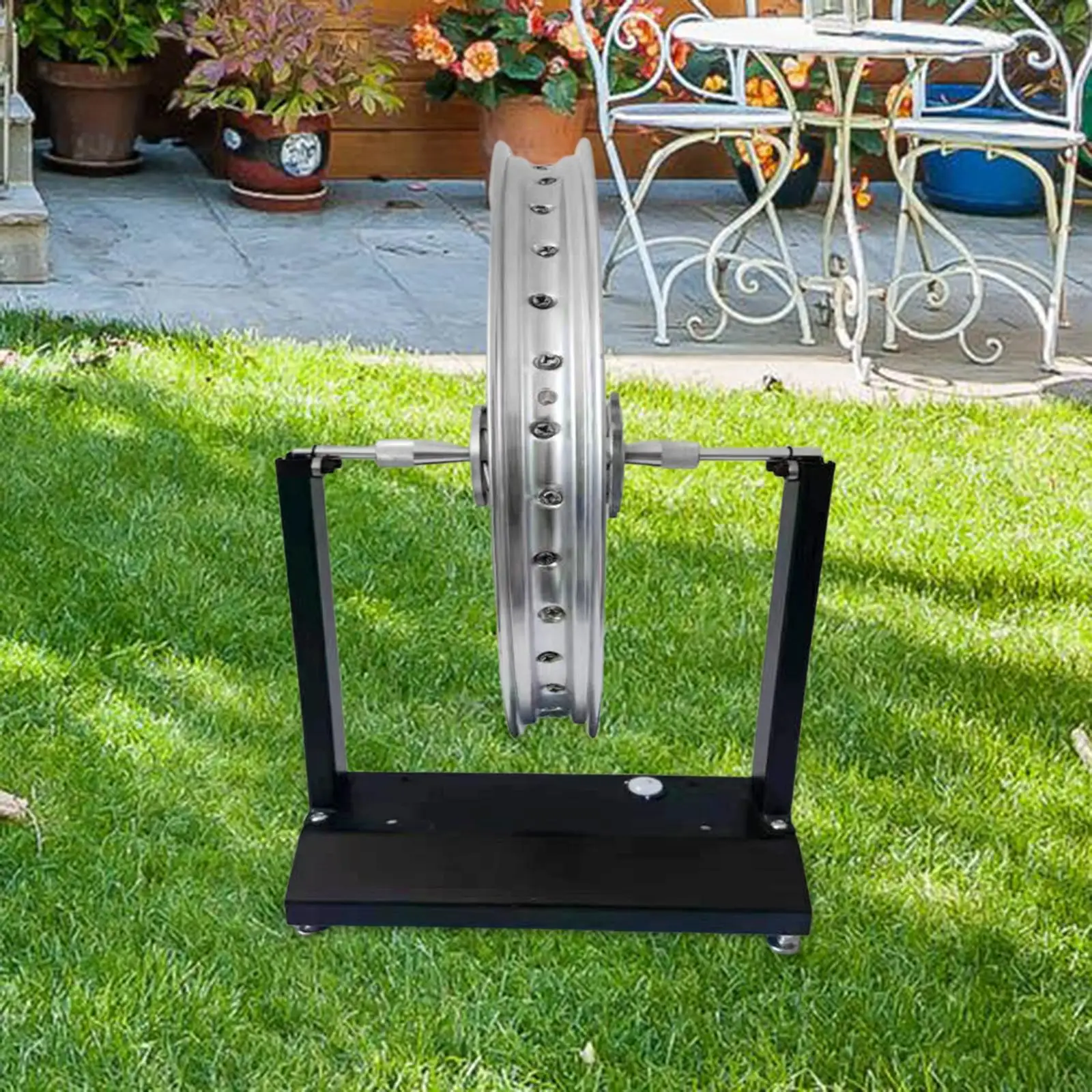 Imagem -03 - Motocicleta Iron Rim Tire Balancing Tool Bicicleta Roda Balanceador para Reparar Moto e Dirt Bike Stand