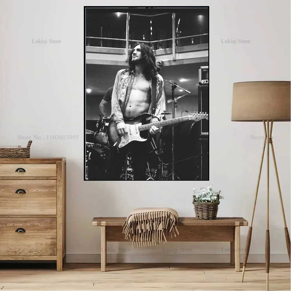 J-John Band Frusciantes Rock Music Star Guitarist Portrait Poster Prints Canvas Painting Wall Art Picture Living Room Home Decor