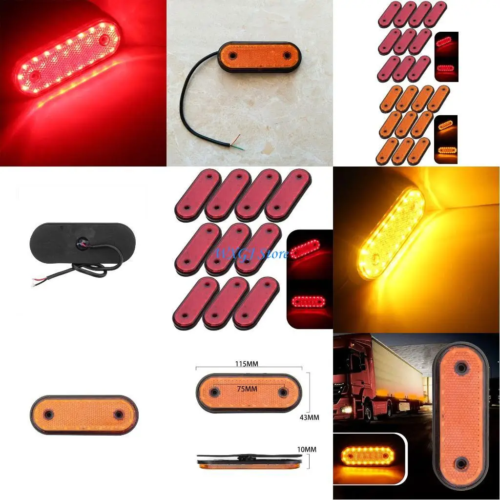 

37JE 10PCS CAR боковой маркер.