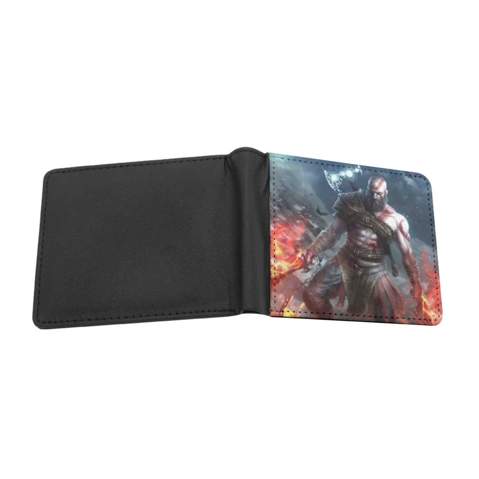 Kratos The God Of War Iphone And Samsung Cases Personalized Wallet For Men And Women Pu Leather Short Pocket Purse Godofwar