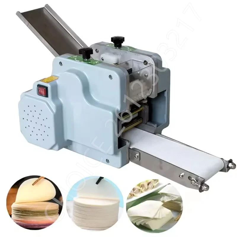 

220V Wonton Pi Making Machinedumpling Wrapper Maker Automatic Skin Commercial Home Round Moulding Machine Ravioli Square Skin