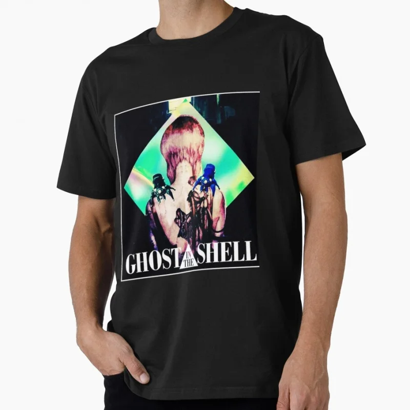 Sci-Fi Manga Ghost In The Shell Anime T Shirt 0507 Cyberpunk Major Motoko Graphic Tee Y2K clothes All size Tops S-6XL