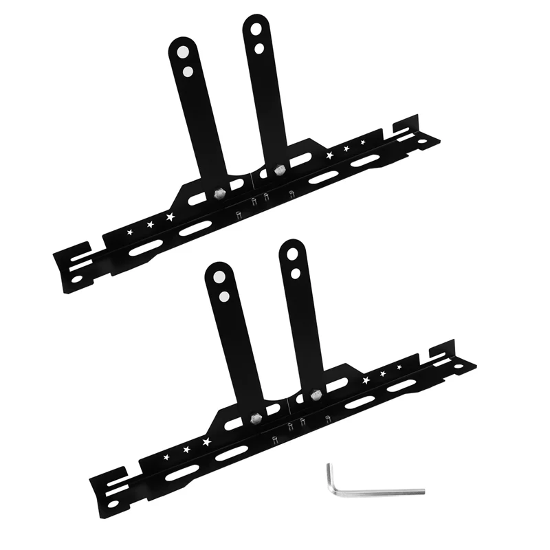 

Adjustable Car Wheel Alignment Tool Plates Automotive Heavy Duty Wheel Leveling Aligner Toe Plates Wheel Balancing Tool Black