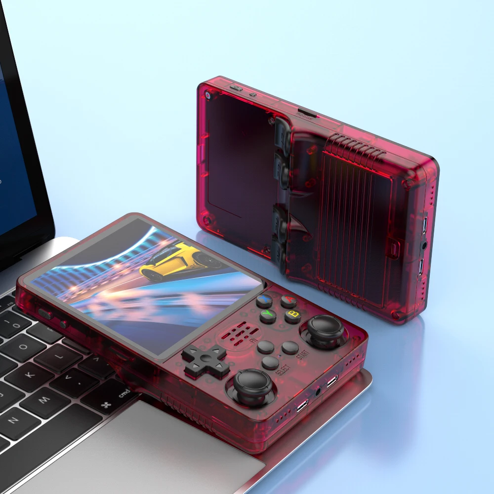 BOYHOM R36PLUS Retro Handheld Console 4 Inch IPS Scherm 64 GB 128G WiFi NES SNES Game Boy Advance N64 PS1 PSP Emulator