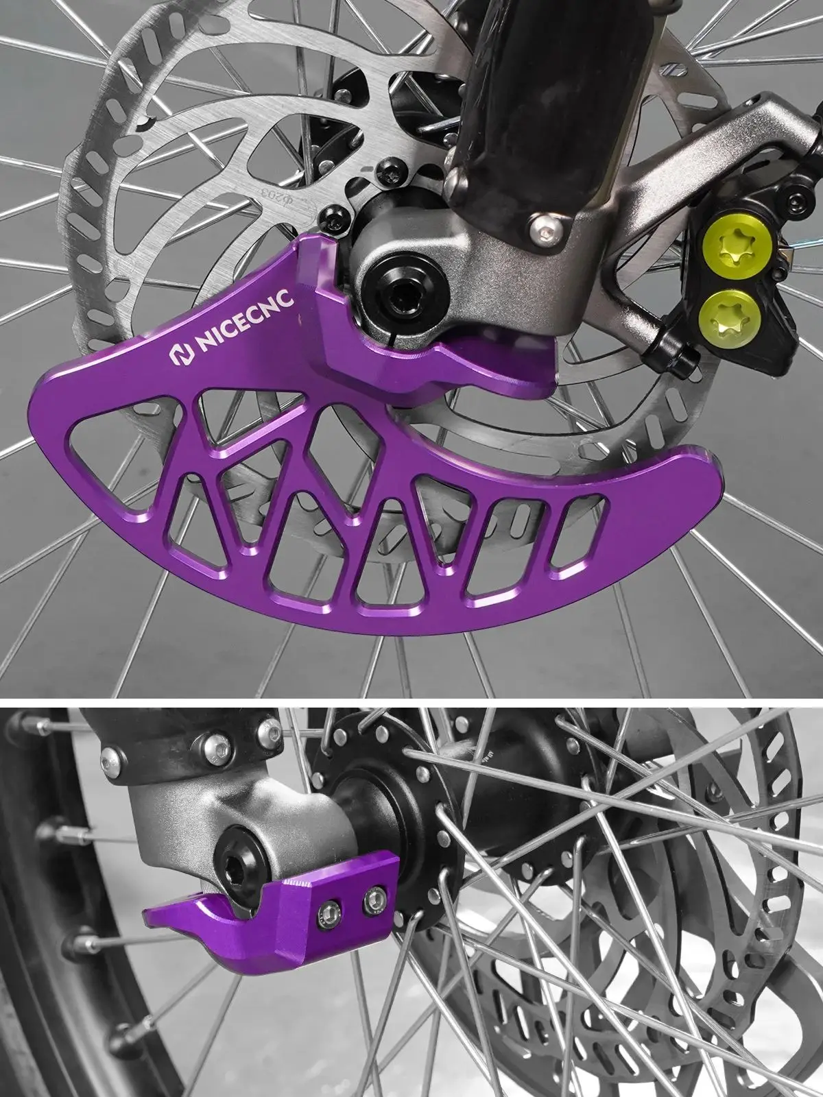 AliExpress NICECNC For Surron light bee X Front Brake Disc Guard Fork Leg Guard For SUR-RON light bee S L1E For Segway X160 X260 Electric Dirt Bike