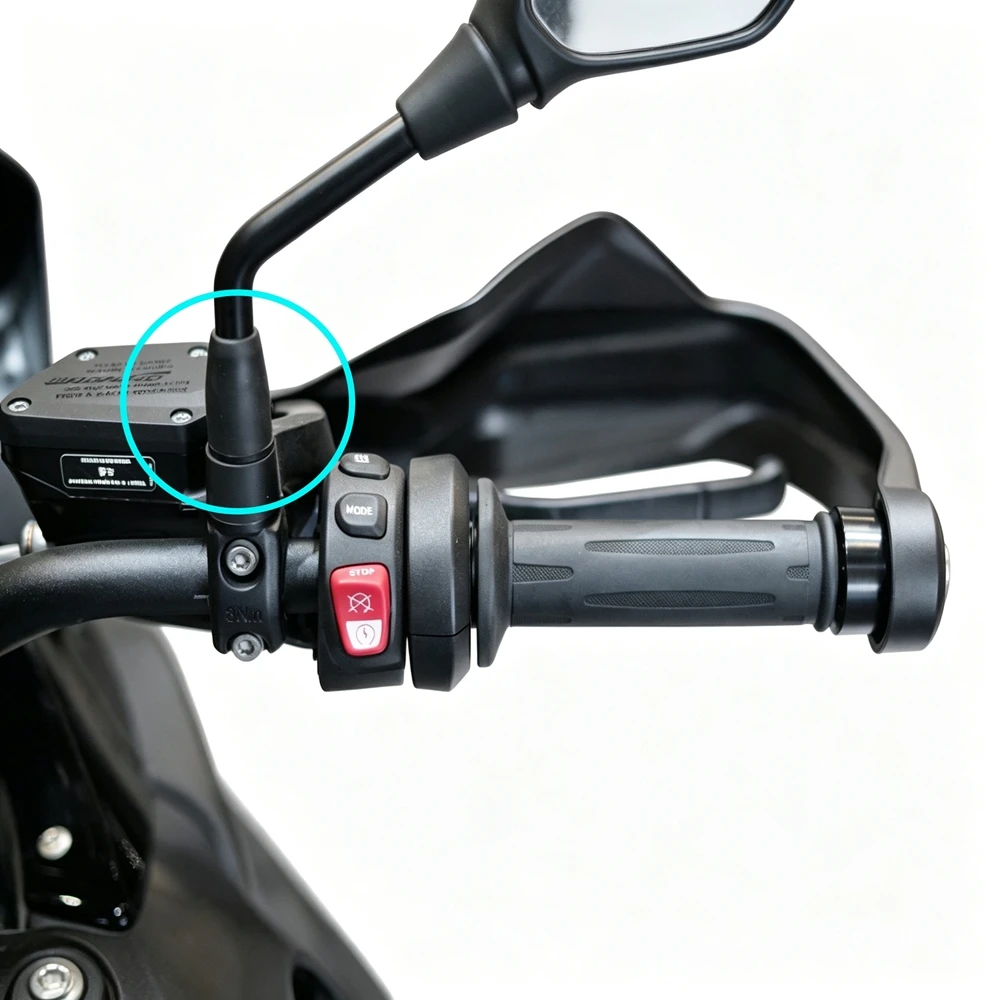 Rückspiegel-Gummiabdeckung für BMW R1200GS ADV F850GS ADV F900GS R1200R R1200RT Motorradzubehör OME 51167698437 – Detail 5
