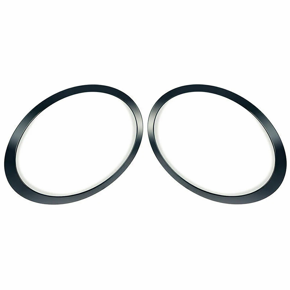 

2pcs Car Headlight Trim Rings Glossy Black Left Right 51137149905 51137149906 For Mini Cooper 2007-2015 Car Styling Accessories
