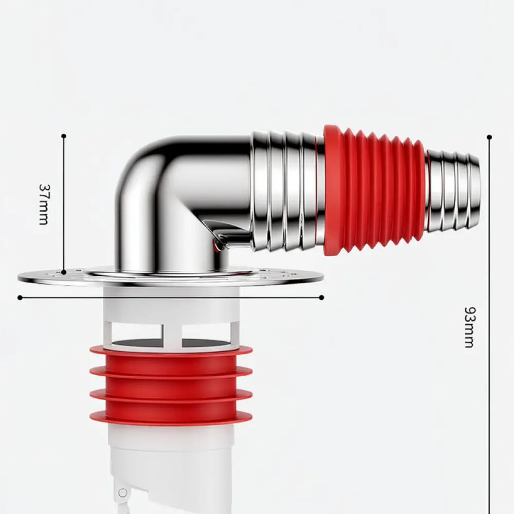 Anti Overflow Pipe Connector Washing Machine Drain Adapter Floor Drain Fitting Bathroom Sewer Plumbing Accessories