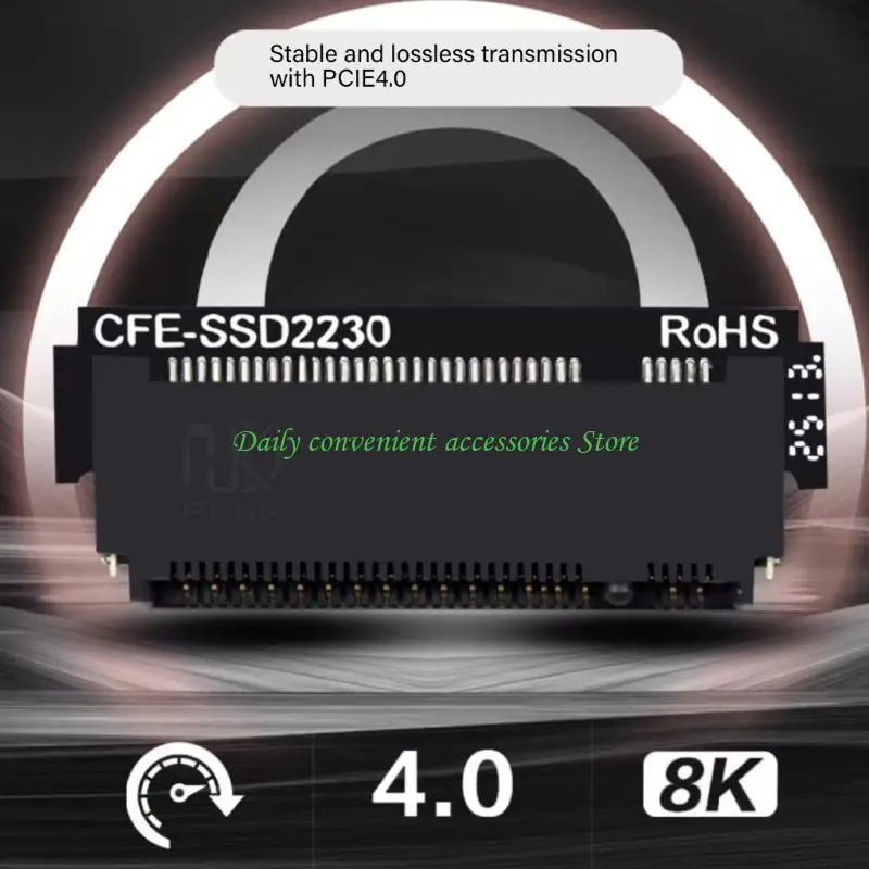 97QB السرعة السريعة M.2 NVME 2230 بطاقة تحويل القرص الصلبة لـ Express Type B دعم سرعات نقل ميجابايت/ثانية