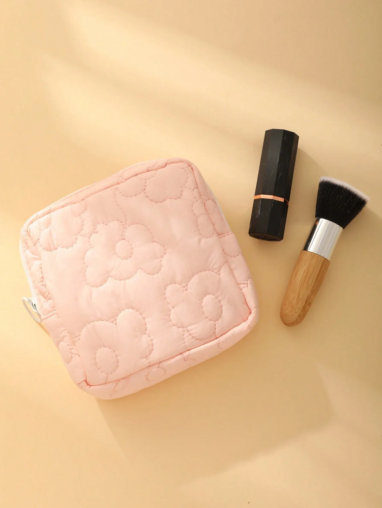 Portable Mini Zipper Cosmetic Bag Sanitary Napkin Pouch Makeup Organizer Makeup Toiletry Bag Period Pad Coin Purse