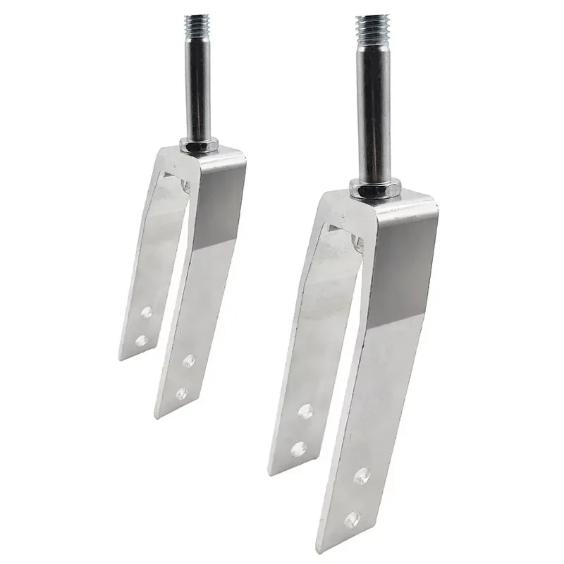 4/5/6 Inch Caster Aluminum Alloy Wheelchair Front Fork, Height‑Adjustable Replacement Accessory for Sport Wheelchair