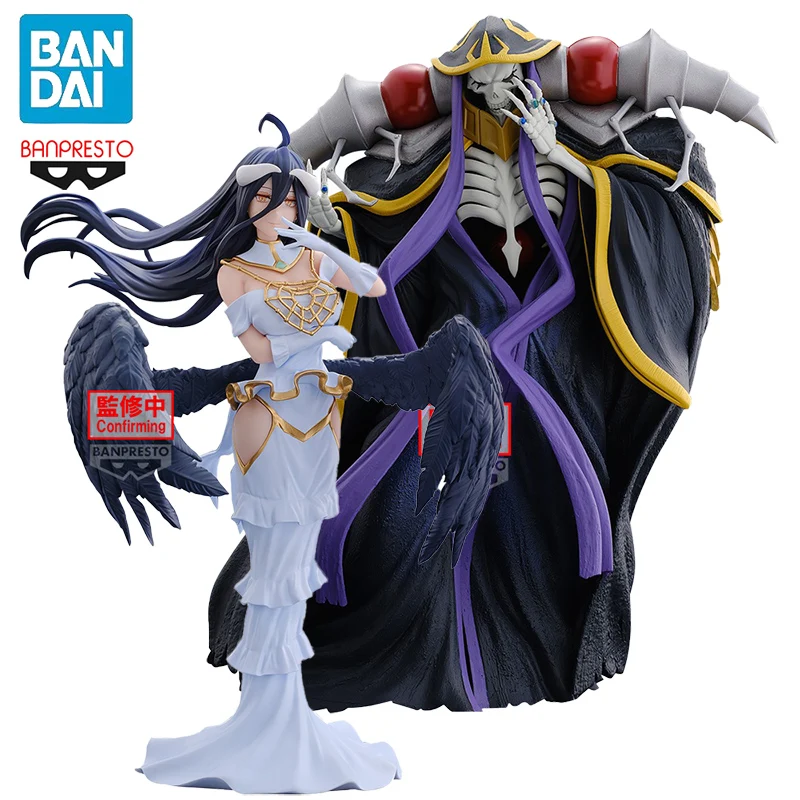 BANPRESTO OVERLORD Albedo Ainz Ooal Gown PVC 20CM Anime Action Figures Model Collection Ornament Toy