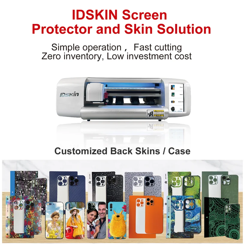 Screen Hydrogel Protector Sticker Plotter Cutter Diy Customized Case Design Mobile Phone Back Cover Making Machine