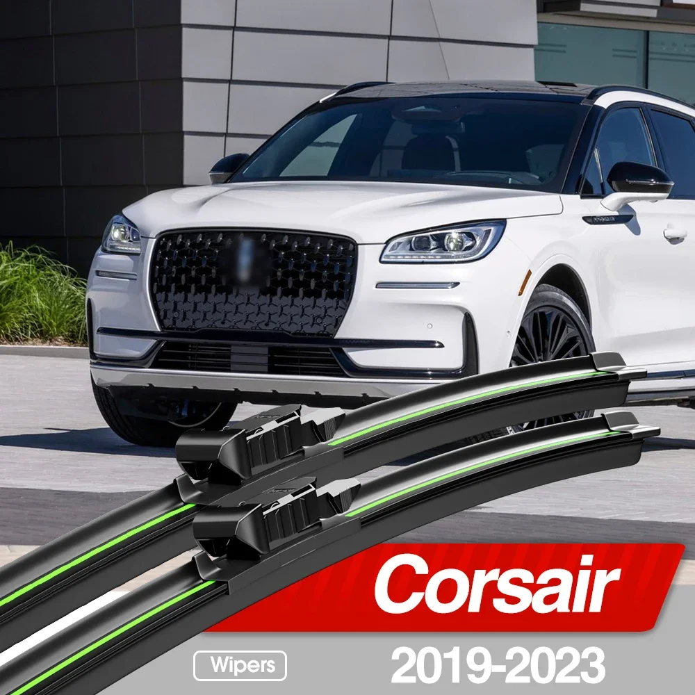 For Lincoln Corsair 2019-2023 Front Windshield Wiper Blades 2pcs Windscreen Window Accessories 2020 2021 2022