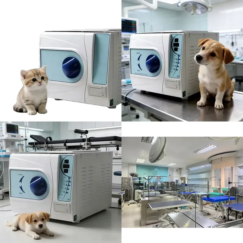 High Efficiency Veterinary Autoclave for Pet Surgery in Clinics and Animal Hospitals