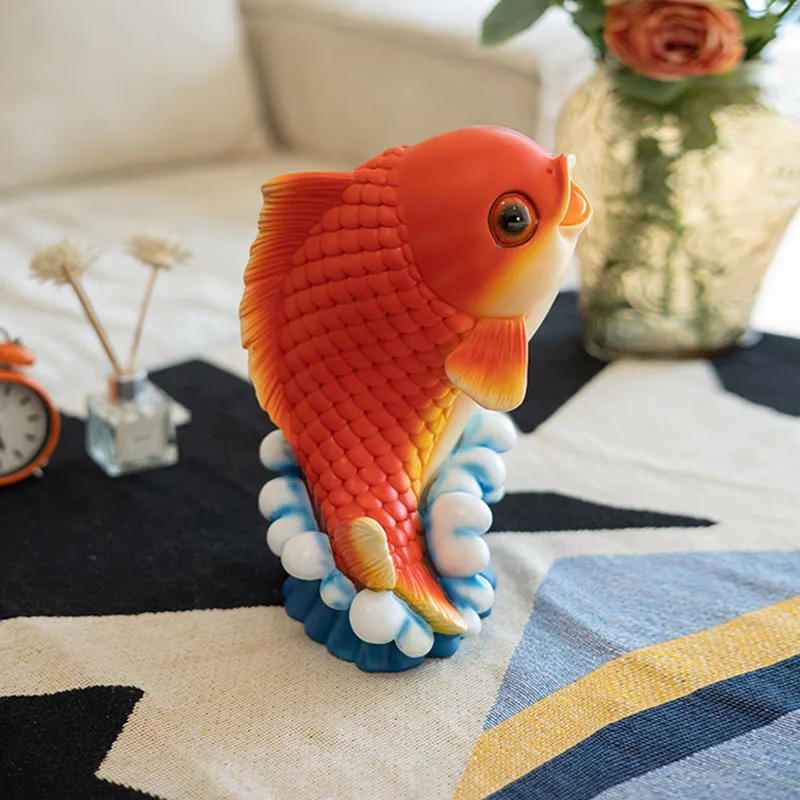 Fish Cute Money Boxes Cartoon Anime Luxury Accent Vintage Room Decor Unique Creative Piggy Bank Modern Skarbonka Home Products