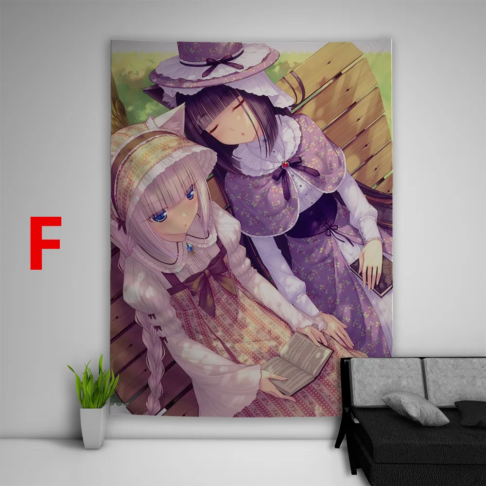 Nordic Posters Decoration Prints Nekopara Vanilla Chocola Wall Art Canvas Painting for Living Kids Home Decoration Wall Pictures