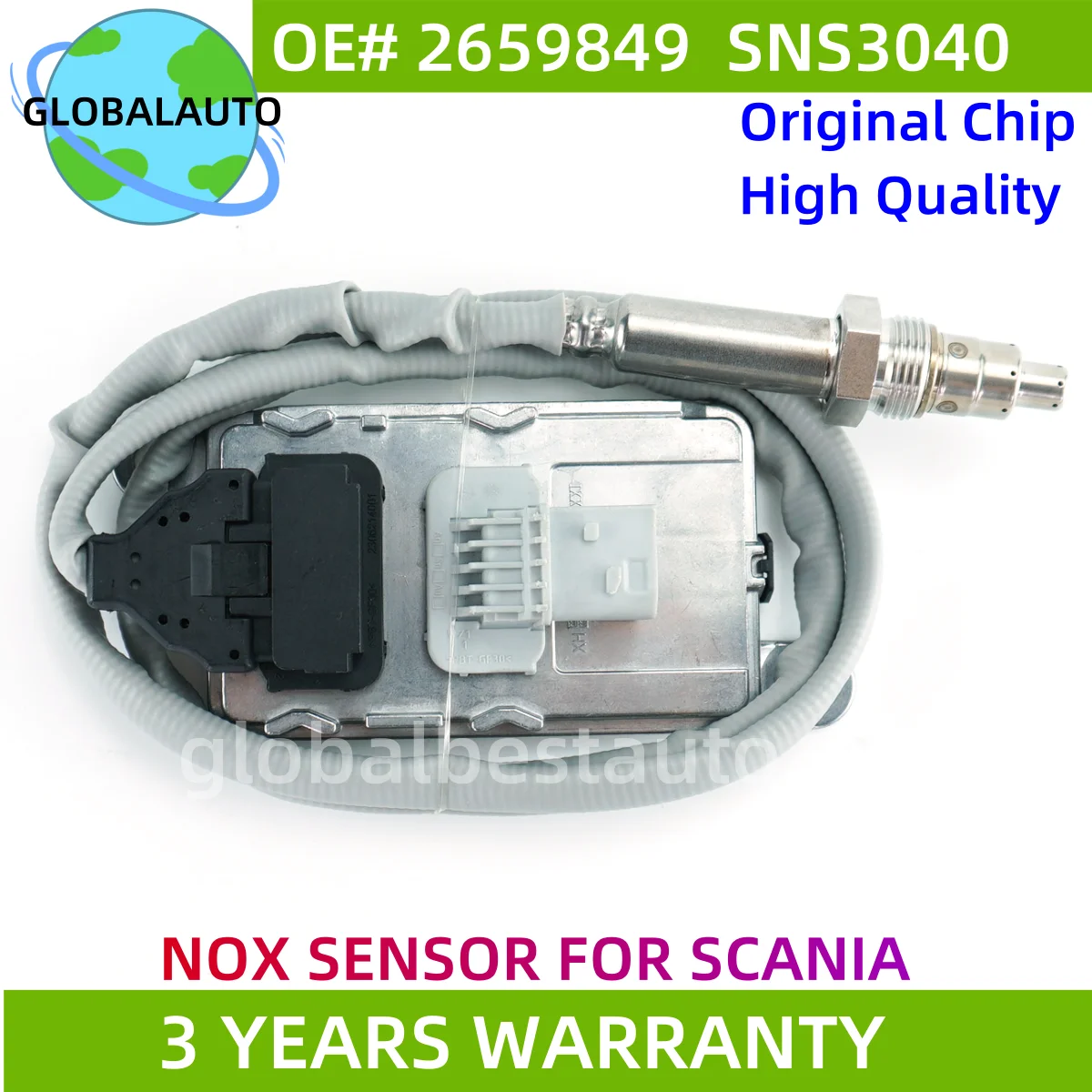 OEM SNS3040 2659849 HighQuality forNGK Probe Nitrogen Oxide Sensor Nox Sensor For Scania 2294290 2064768 2247380 2296800