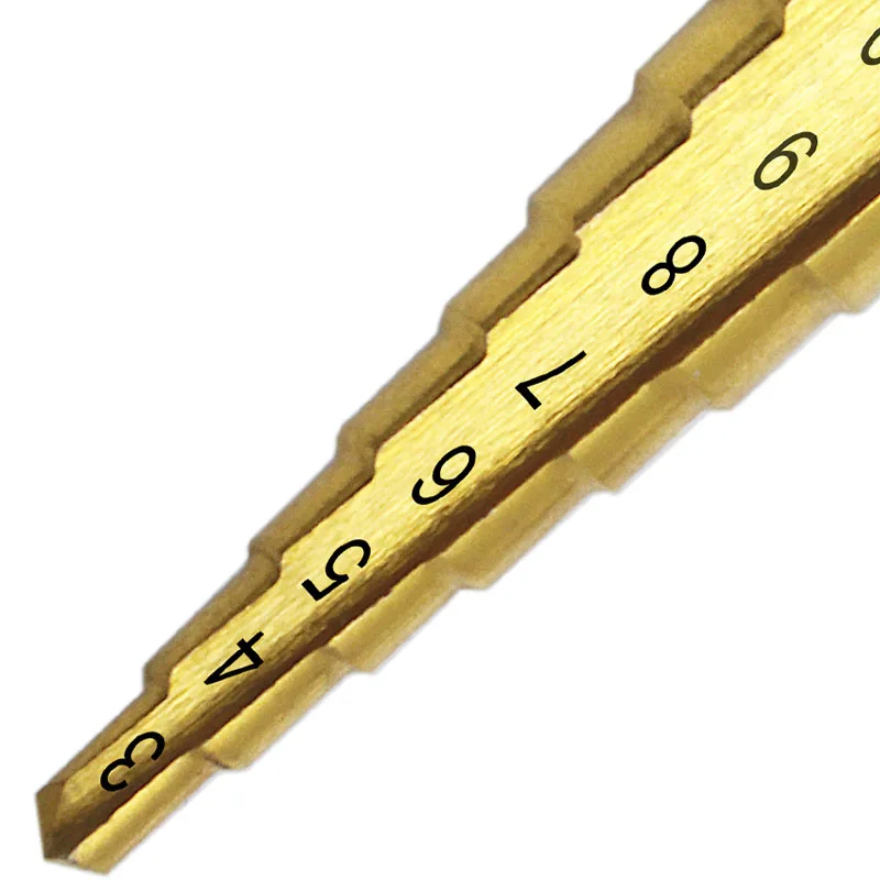 3-13Mm reaming drill bit 11-step hexagonal shank step drill, pagoda drill bit, twist drill bit steel plate hole opener
