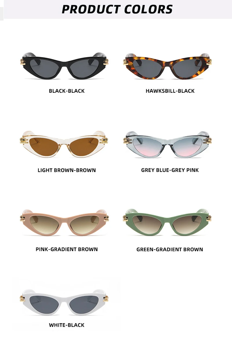 Hochwertige Cat Eye Damen-Sonnenbrille, klassische Damen-Sonnenbrille, modisch, Outdoor, Reisen, Fahren, UV400 – Detail 9