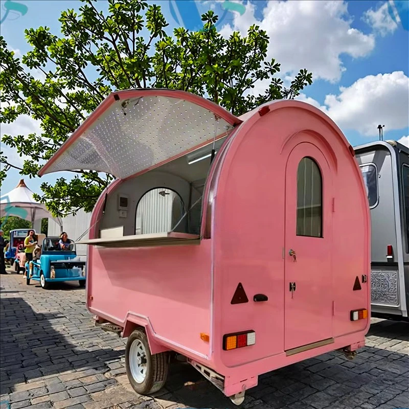 

Commercial Street Food Express Cart Mobile Kitchen Trailer Vending Package Food Truck