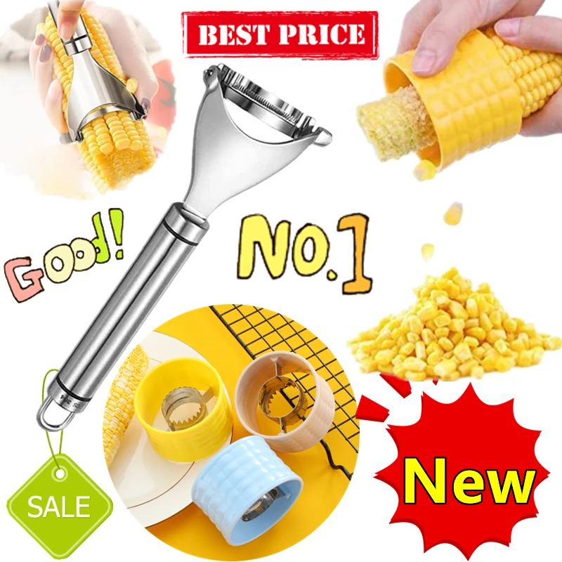 

New Stainless Steel Corn Stripper Peeler Cutter Thresher Corn Stripper Fruit Vegetable Tools Cooking Tools Kitchen Accessories