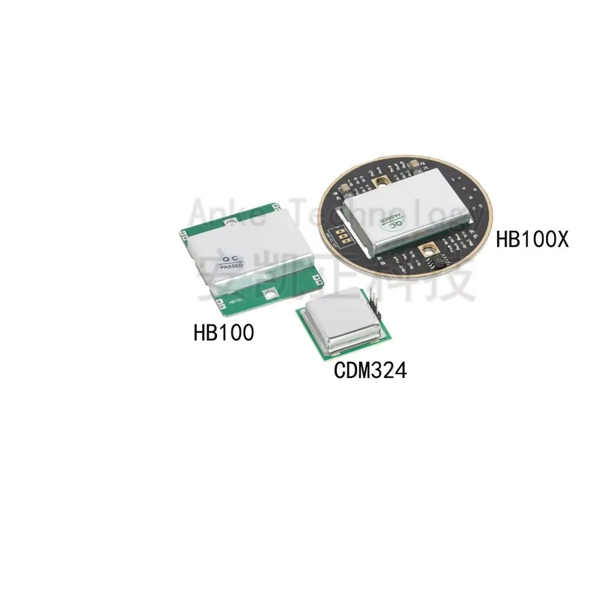 HB100X/CDM324 High‑Frequency Microwave Doppler Wireless X‑Band Radar‑Sensing Detection Sensor Module