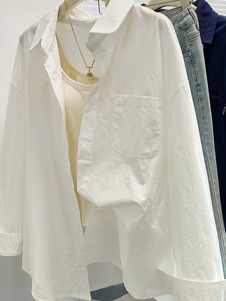 

Women Shirt Multicolour Button Up Shirt Women Summer Long Sleeve Top Female Streetwear Oversize Shirts and Blouses Women