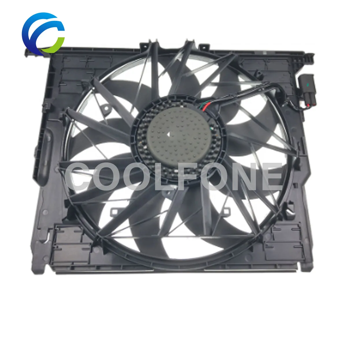 

Cooling Radiator Electric Fan for BMW F11 530i F01 F02 LCI 730Li 2009-2015 17417589028 7589028 600W