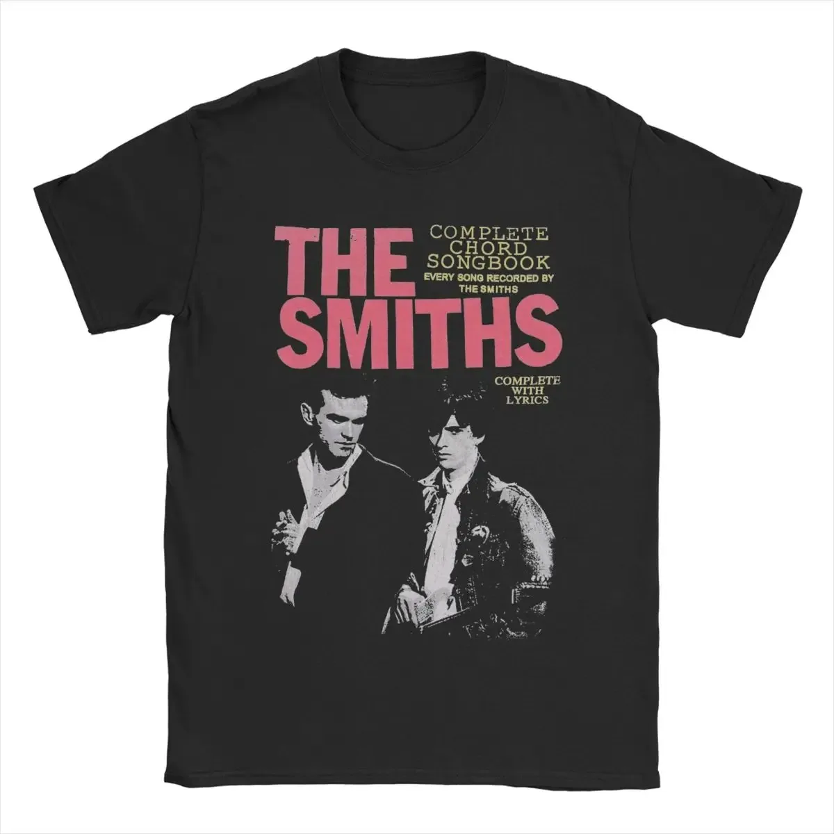 The Smiths Print T-Shirt per uomo donna Cotton Hip Hop oversize anni \'80 Rock Band Tshirt maglietta a maniche corte Streetwear top Tee