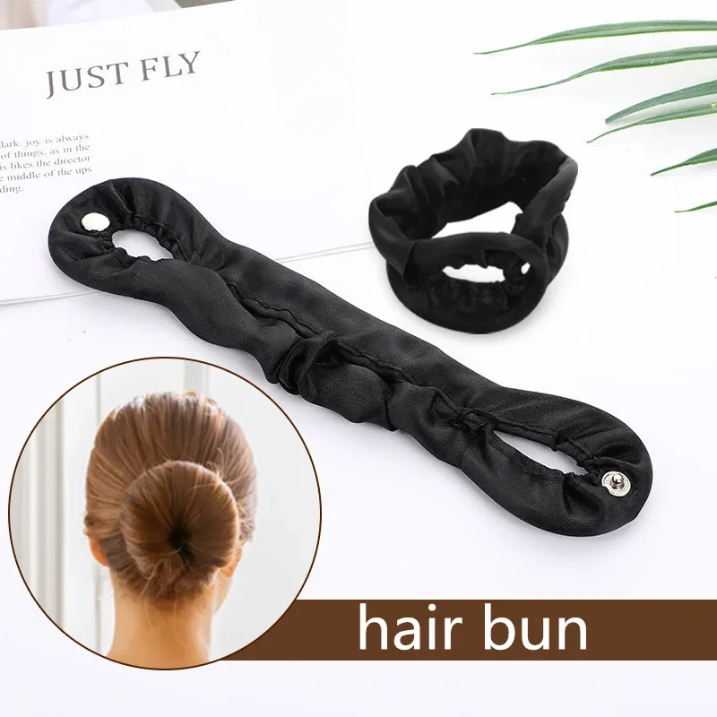 1PC Button Bun Hairclip Magic Hair Braiding Tool Twist Headband Classics Hair Accessories DIY Hair Styling Tools For Women Girl
