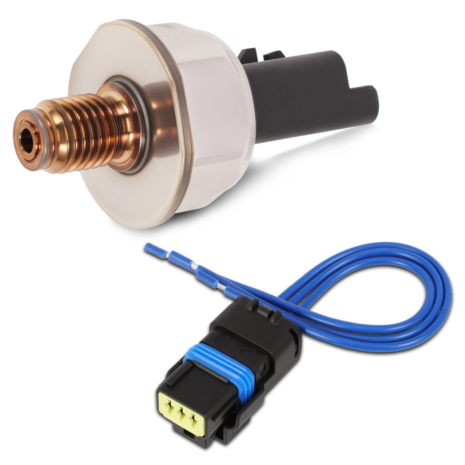 

Датчик давления топлива и кабель для 207 307 308 407 для C2 C3 C4 Picasso C5 Focus II C-Max Mondeo III для Megane II 1570K1 55PP0203